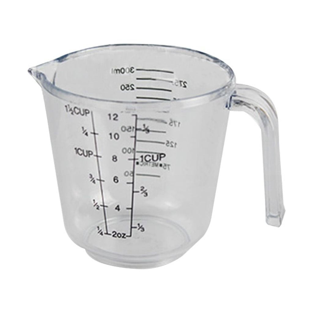 JDEFEG Home Essentials House Coffee Mug Measuring Cylinder Cup Measuring  300Ml Transparent Graduated Kitchen，Dining & Bar Big Mug Kitchen Essentials  for New Home Clear 