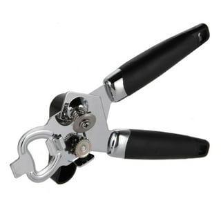 Old Fashioned Can Openers Manual Can Opener Wooden Handle Bottle Opener  Manual Side Cut Stainless Steel Traditional Stab Can & Tin Opener And  Corkscrew for Restaurant Home Camping 
