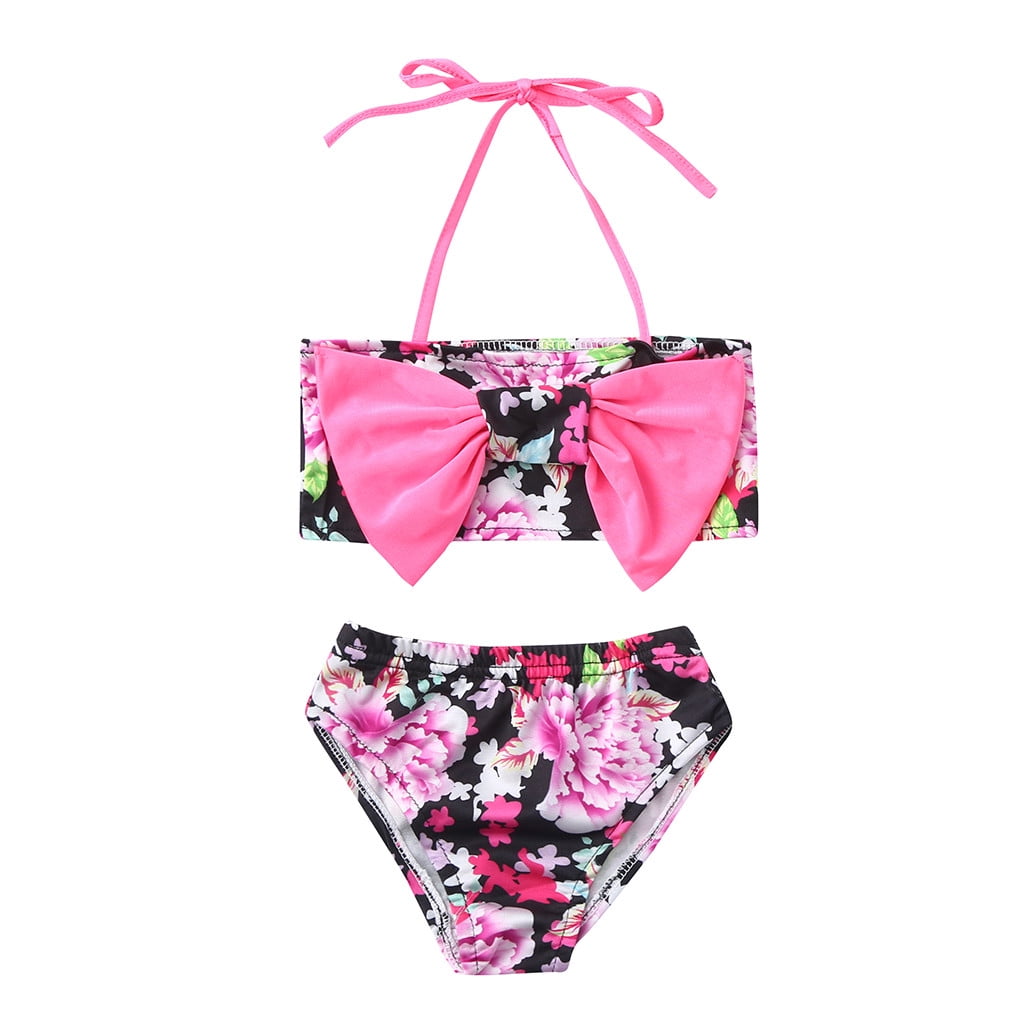 JDEFEG Kids Bikini 12 Baby Vest Outfits Swimsuit Bikini Girls Kids ...