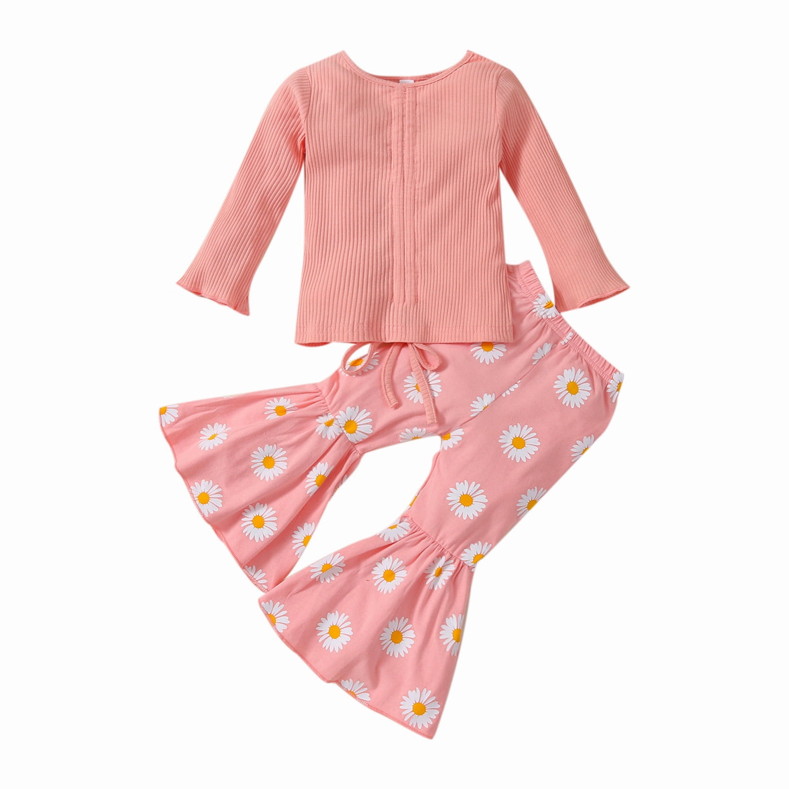 JDEFEG Kids Set Just Born Wear A Blanket Baby Girls Solid Autumn Long ...