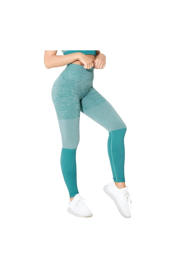 Women Yoga Short Pants Pants Waist Fitness Exercise High Yoga To Women's Lift Seamless Tights Yoga Pants Wide Leg Yoga Pants For Women Short Polyester,Spandex Green S