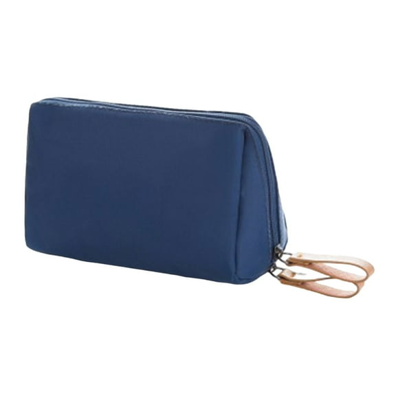 JDEFEG Makeup Bag Small Makeup Bag Portable Travel Toiletry Kit Makeup Bag Women's Mini Makeup Bag Storage Bag Pencil Case Navy