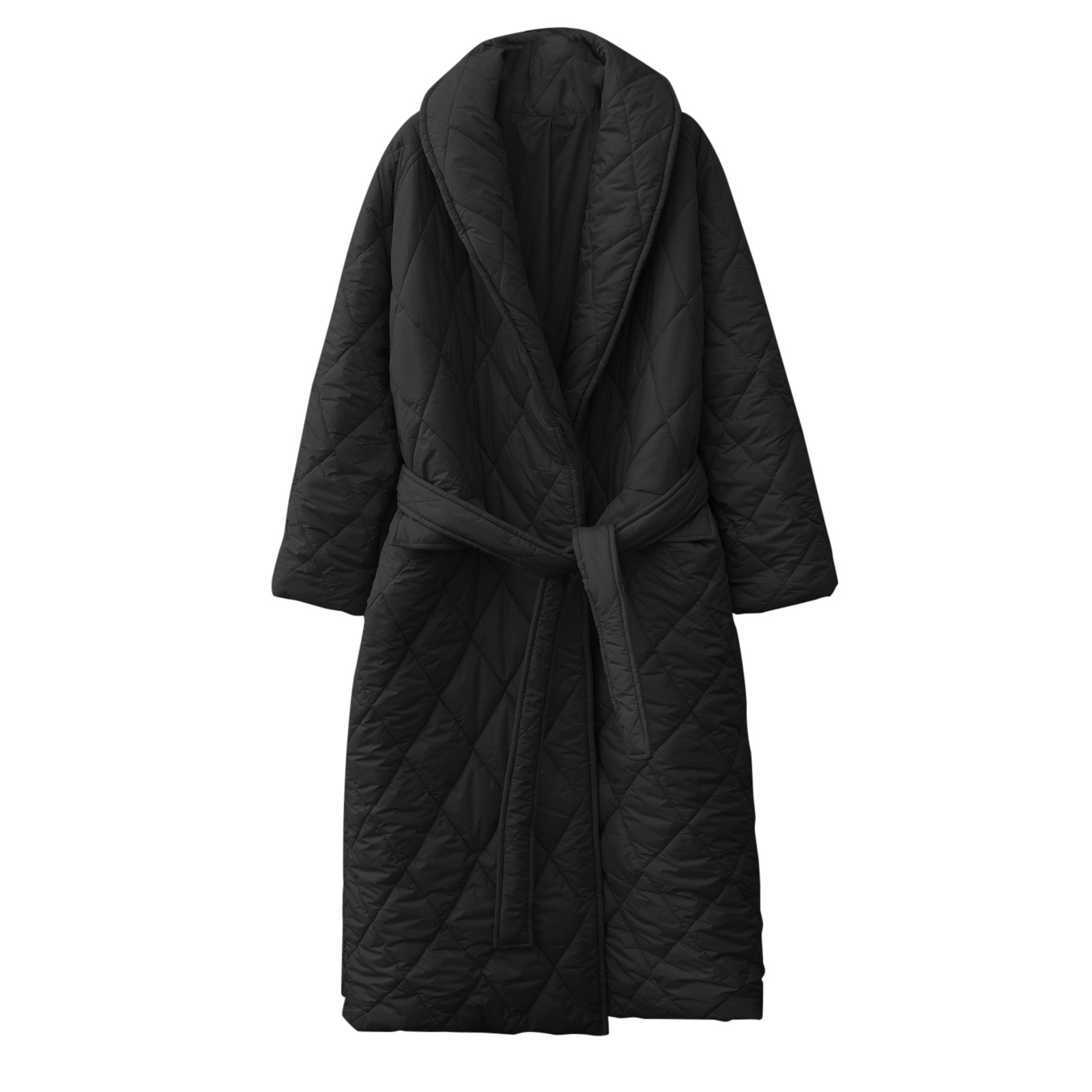 JDEFEG Maternity Coat Women Women's Pockets Long Sleeve Quilted Jacket