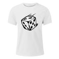 thumbnail image 1 of JDEFEG Mens Shirts Tops Simple Bone Dice Casual Dress up Funny Mens T Shirt Absorbent Wicking Mens Sweats Work Shirts White Size Xxxl, 1 of 6