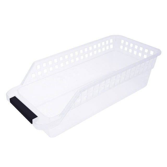 JDEFEG Multifunction Refrigerator Storage Freezer Storage Organizer Water Bottle and Drink Holder for Refrigerators Freezers Cabinets Pantry Garage White