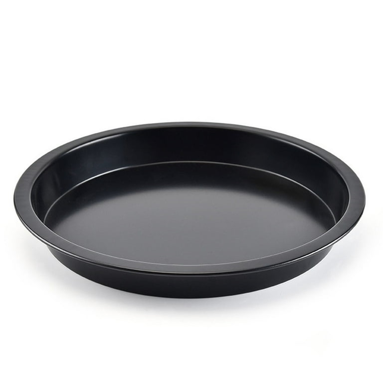 JDEFEG Number Cake Pans for Baking Large Use Round Non-Stick Pan Baking Pan  Baking Oven Pan for Home Baking for Pizza Cake Mould Air Bake Cookie Pan  Stainless Steel Black 