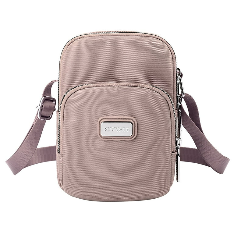 JDEFEG Over The Shoulder Bag New Solid Color Vertical Square Nylon