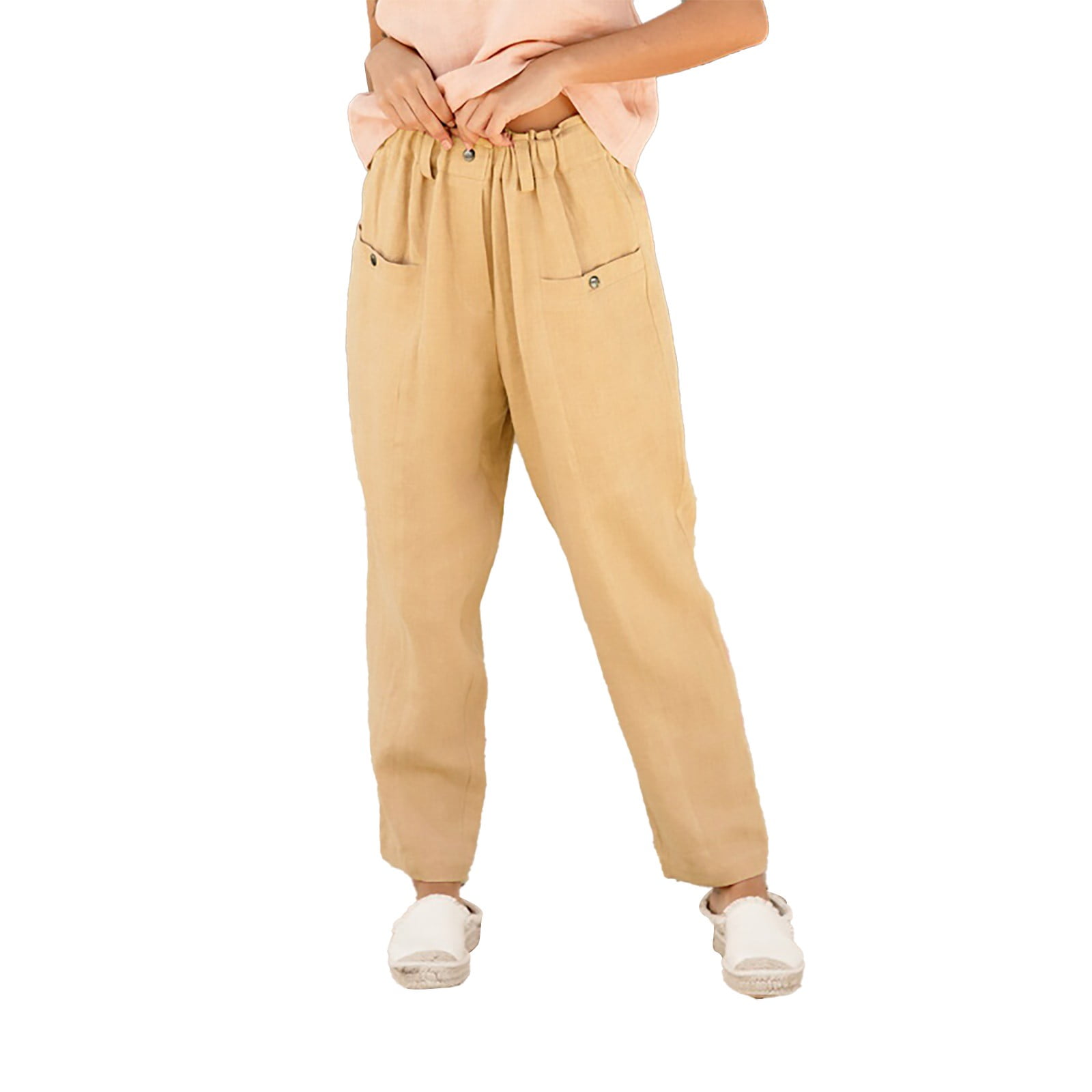 womens plus cotton pants