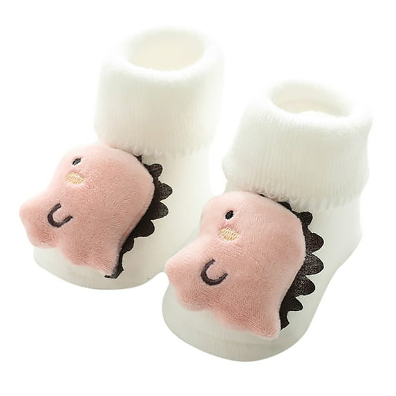 JDEFEG Preemie Hats Socks Girls Toddler -Slip Boys Slippers Cartoon Baby 3D Cute Baby Care Reusable Baby Wipe Warmer Baby Products E S