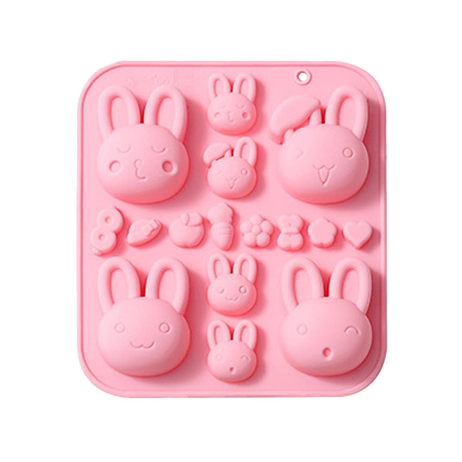 1 Pack House Shape Silicone Mold, 6 Cavity Non-Stick Cozy Village Baking Pan, House Shape Soap Mold, Mini Christmas House Cake Molds for Brownies