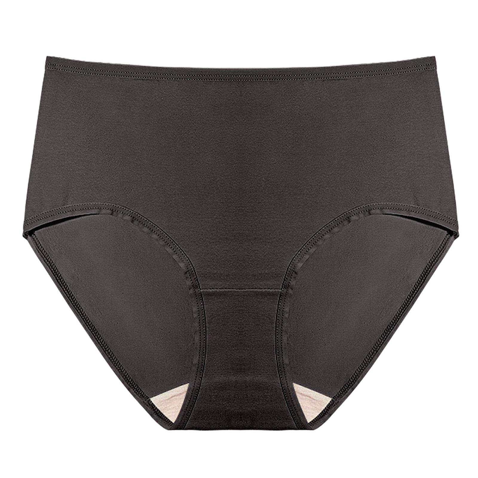JDEFEG Seamless Underwear Women Bikini Pack Ladies Satin High ...