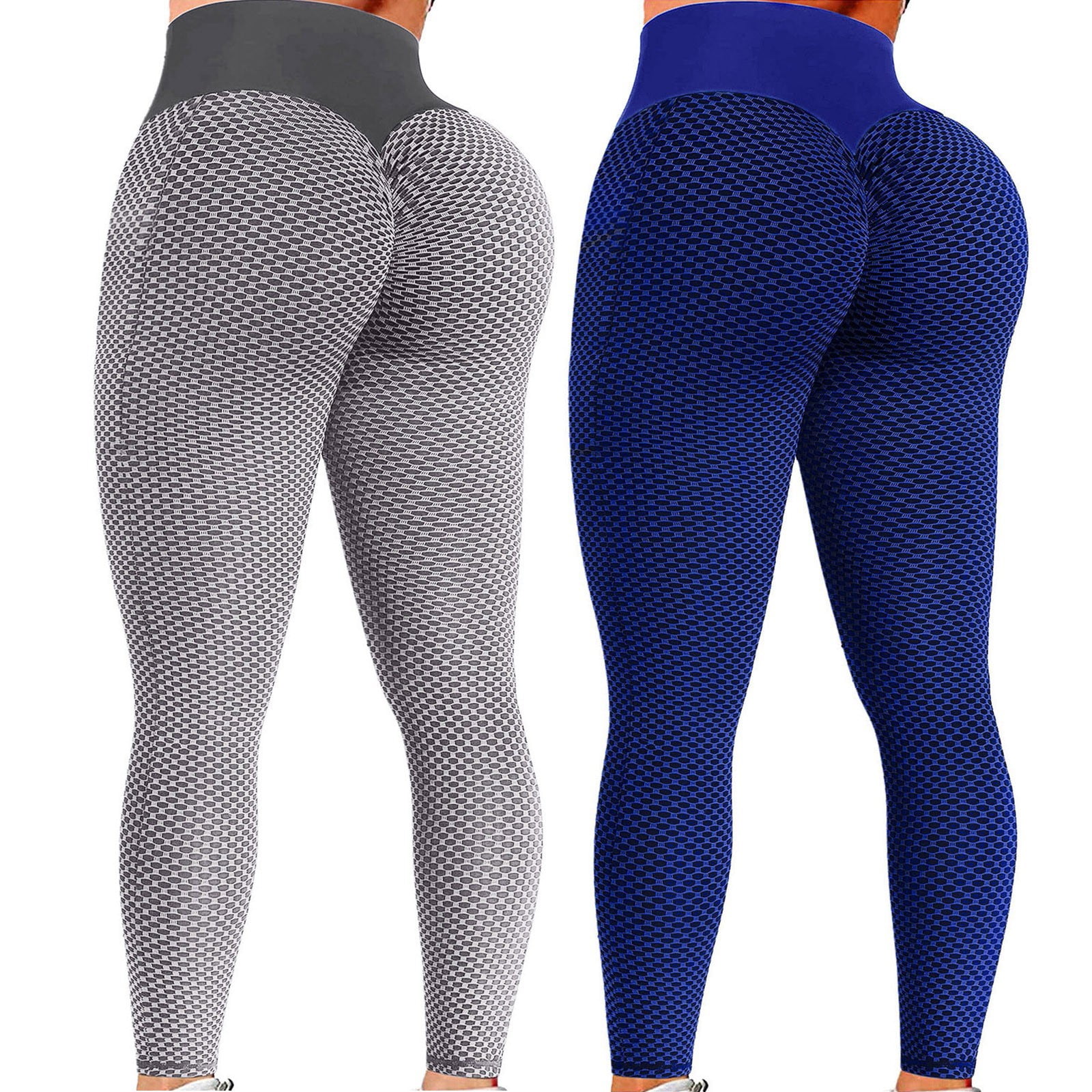 JDEFEG Spandex Yoga Pants Nanchang Auyan Print Pocket Women Lifting ...