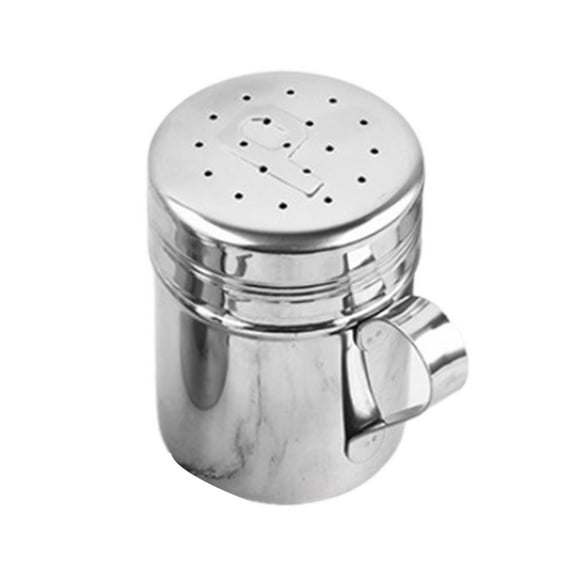 JDEFEG Stainless Steel Dredge Shaker Ideal for Salt Spice Sugar Flour Kitchen Organizer Sprinkle Bottle Seasoning Jar Seasoning Jar Bbq Cumin Jar Pretzel Jar Pepper Shaker B