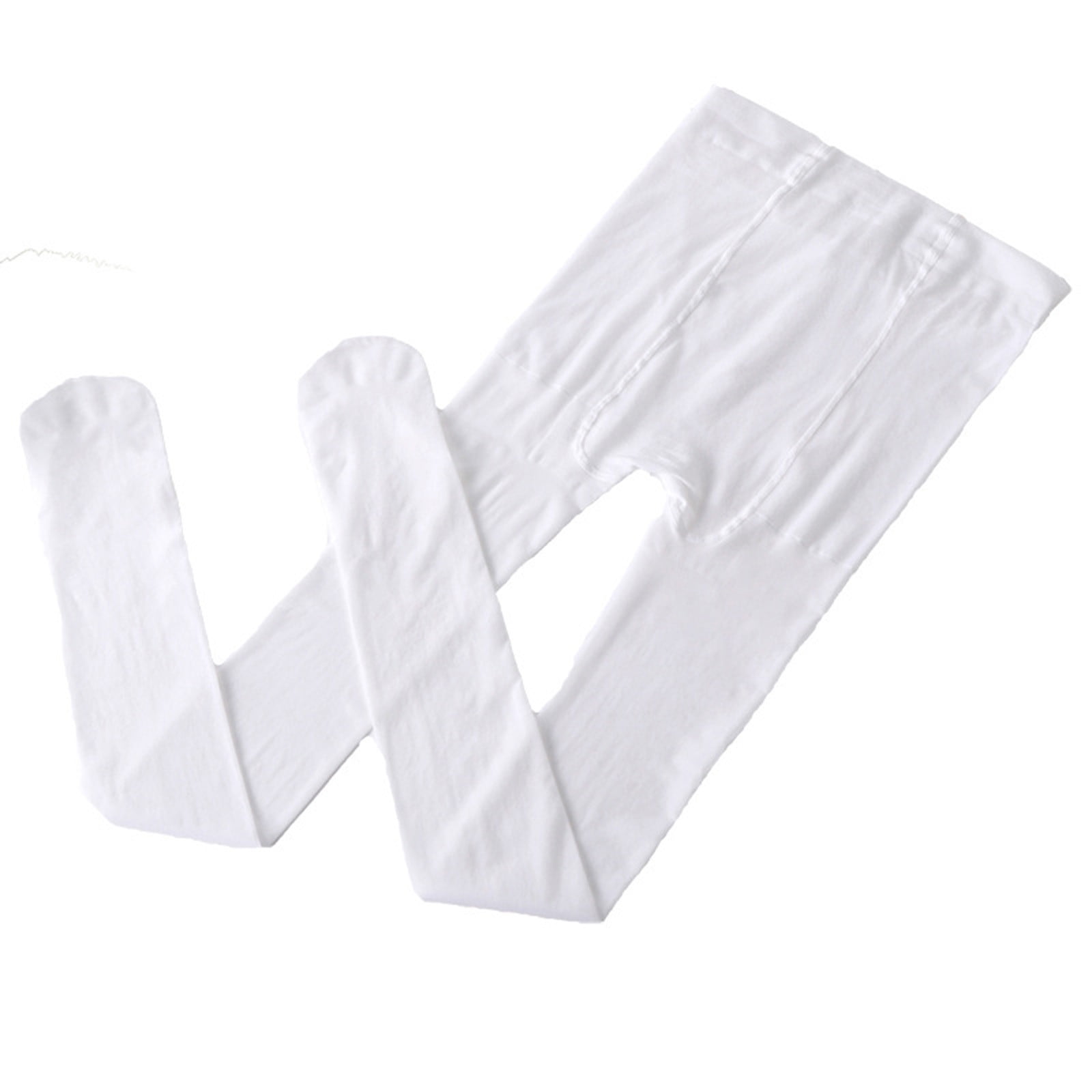 Stockings for Women Sheer Tights Control Top Pantyhose Thigh High Stockings Summer Girls Ultra Thin Ballet Bance White Silk Dance Pantyhose White