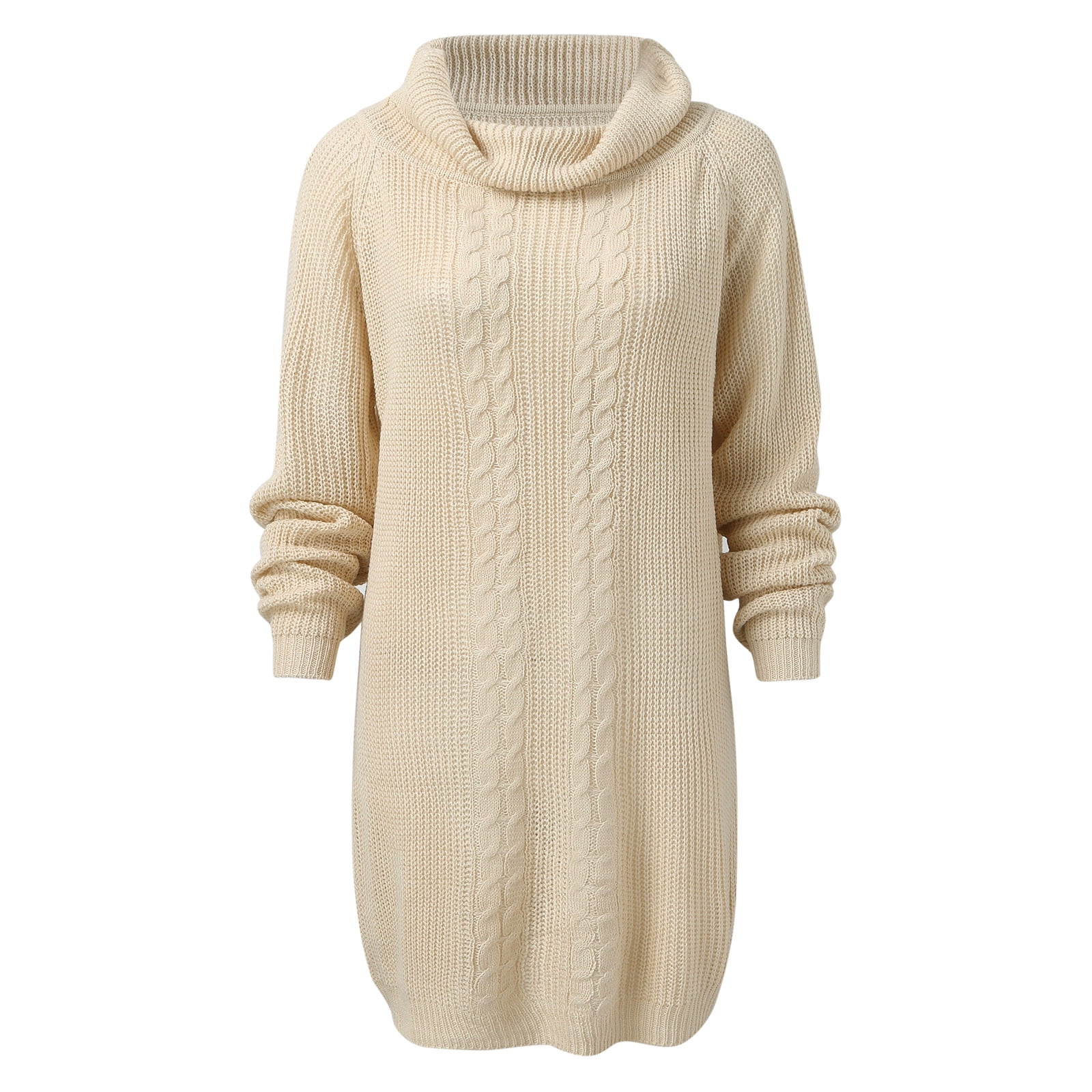 JDEFEG Sweater Dress Juniors Womens Sweater Dress Line Neck Off