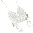 thumbnail image 1 of JDEFEG Swim Suit Size 12 Girls Top Bikini Outfit Crochet Swimsuit Clothing Kids Swimwear Girl Straps Girls Swimwear Guard Boys Size 5 Knit White M, 1 of 5