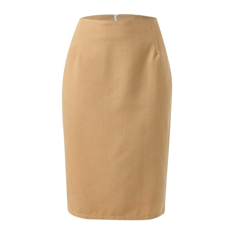 Plus size clearance khaki skirt 5t