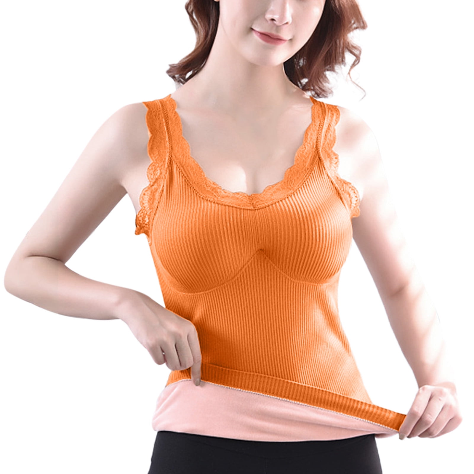 low neck thermal top