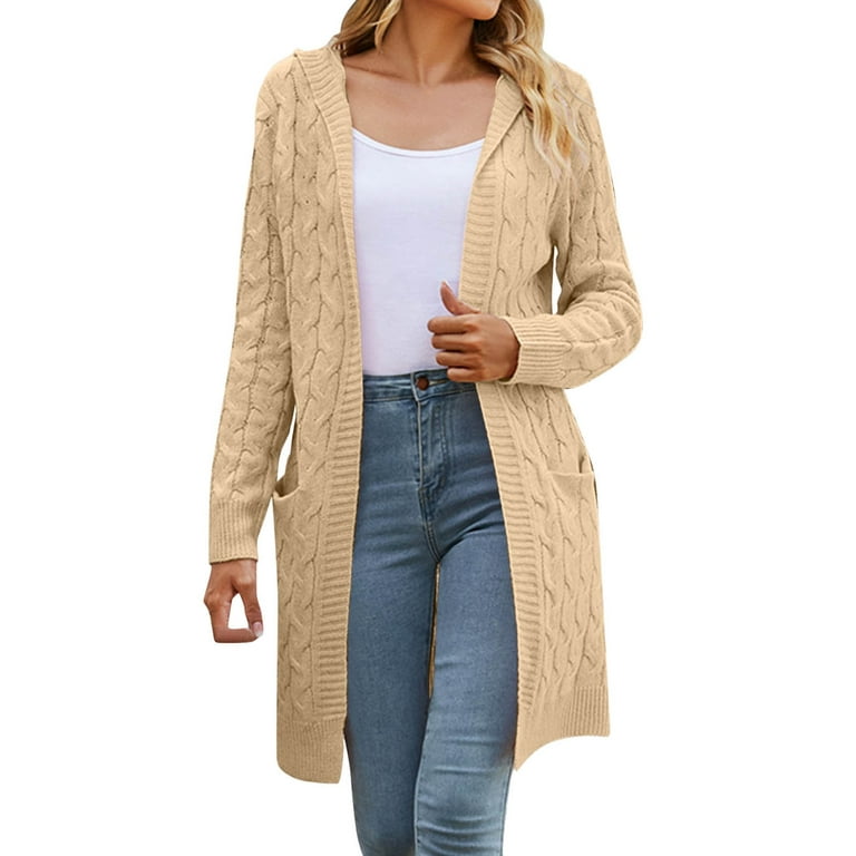 JDEFEG Winter Office Clothes for Women Women Fashion Loose Long