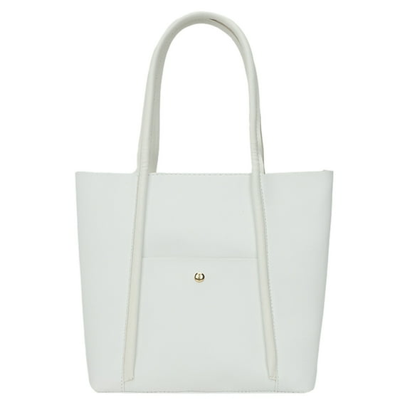 JDEFEG Women Handbags and Purses Fashion Women Artificial Leather Solid Color Zipper Phone Bag Shoulder Bag Hand Bag Purses for Women White One Size