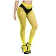 thumbnail image 1 of JDEFEG Women's Fishnets Sexy Sheer Control Top Tights Pantyhose Fashion Stockings Fishnet Stockings Elastic High Waist Thigh High Stockings Stockings Yellow, 1 of 5