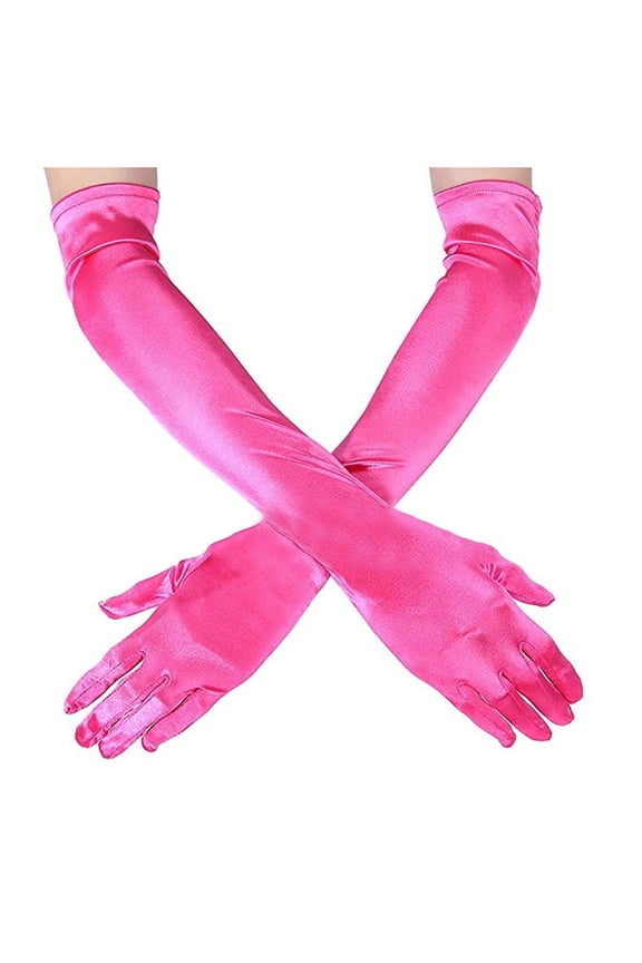 Womens Gloves Mittens for Women Cold Weather Women Evening Gloves Adult Wedding Performance Long Gloves Dress Gloves Winter Gloves Pink