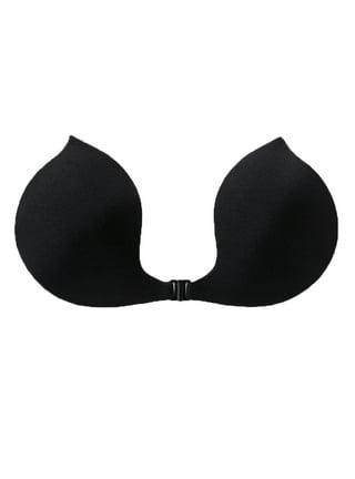 GENEMA Strapless Adhesive Silicone Bra Thick Push Up Front Close Invisible  Nipple Cover 