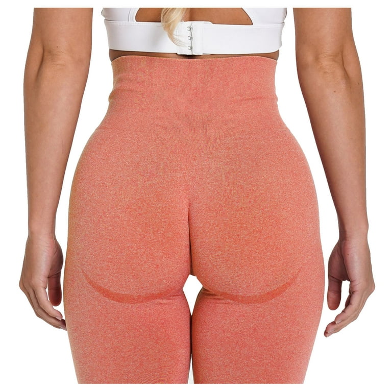 JDEFEG Womens Plus Size Yoga Pants 3X Pants Women's Tight-Fitting Stretch  -Up Fitness Pants Yoga Yoga Pants Yoga Pants Teen Girls Polyester Orange M  