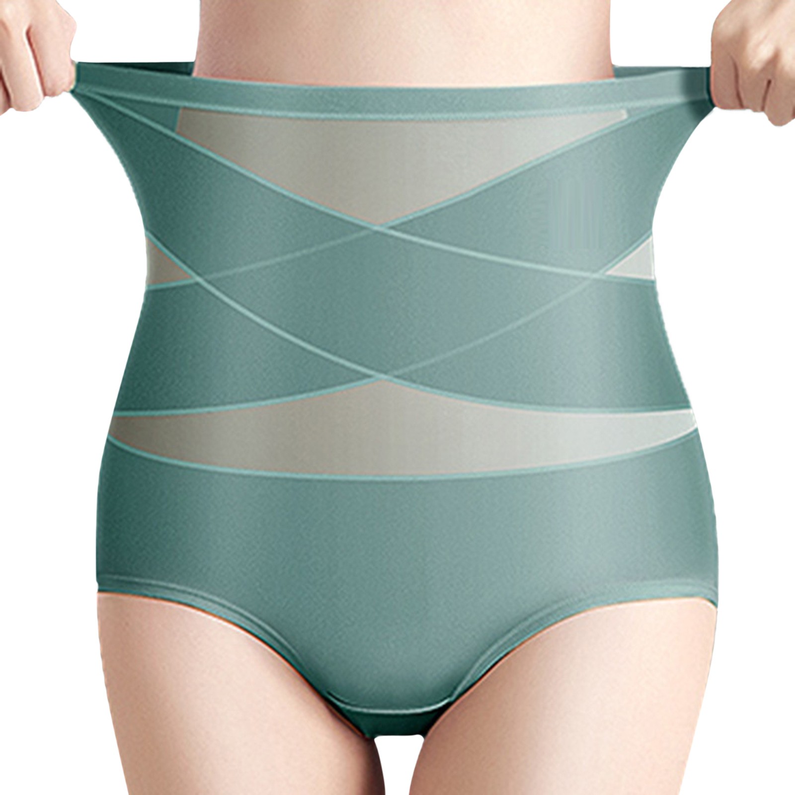 Culotte Gainante Sans Coutures En Soie Glacée - Haute Taille, Effet Ventre Plat Et Fessier Galbé