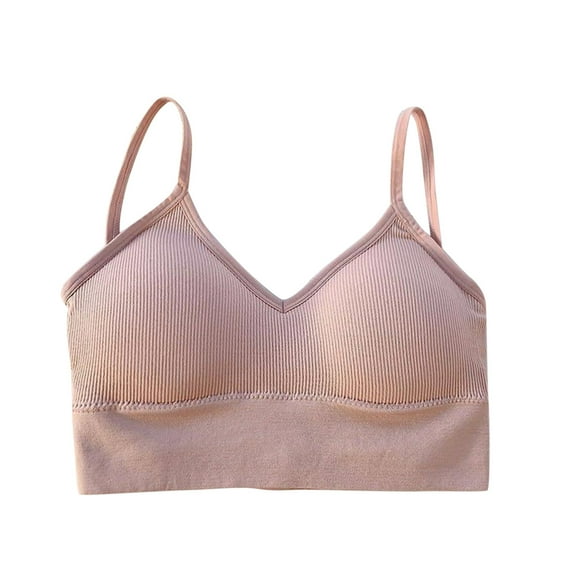 JDEFEG Yoga Strap Yoga Bra For Women Sports Bra Tops For Top Fitness Yoga Female Pad Sportswear Vest Tank Tops Sport Push Up Bralette Top Bra 32A Girls Nylon,Spandex Pink One Size