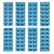 JDH 2PCS 12 Cavity Silicone Molds for Candy, Food Grade No-stick Baking, Chocolate and Cheese Stick Craft Mold for Christmas  Christmas tree pattern