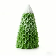 JDH silicone 3D Christmas Tree Candles Resin Molds for Candle Making, Xmas Pine Tree Silicone Soap Molds DIY Cake Decorating Candle Making Supplies