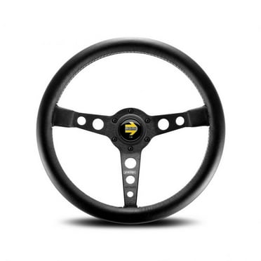 JDM 14inch/350mm MOMO Prototipo PU Leather Racing Sport Steering Wheel Volantes