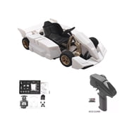 JDM-298A 1/10 RC Car 2.4GHz DIY RC Car with 3-in-1 ESC, DIY Assembly, Durable Alloy Components, for Adult Hobby Driving, Assembly and Display - KIT Basic Version