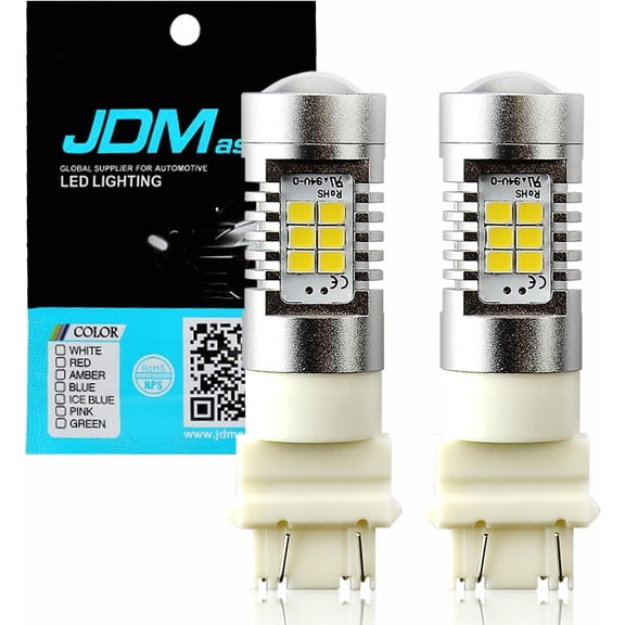 JDM ASTAR Super Bright PX Chips 3057 3156 3157 4057 4157 White Backup Reverse LED Bulbs Only