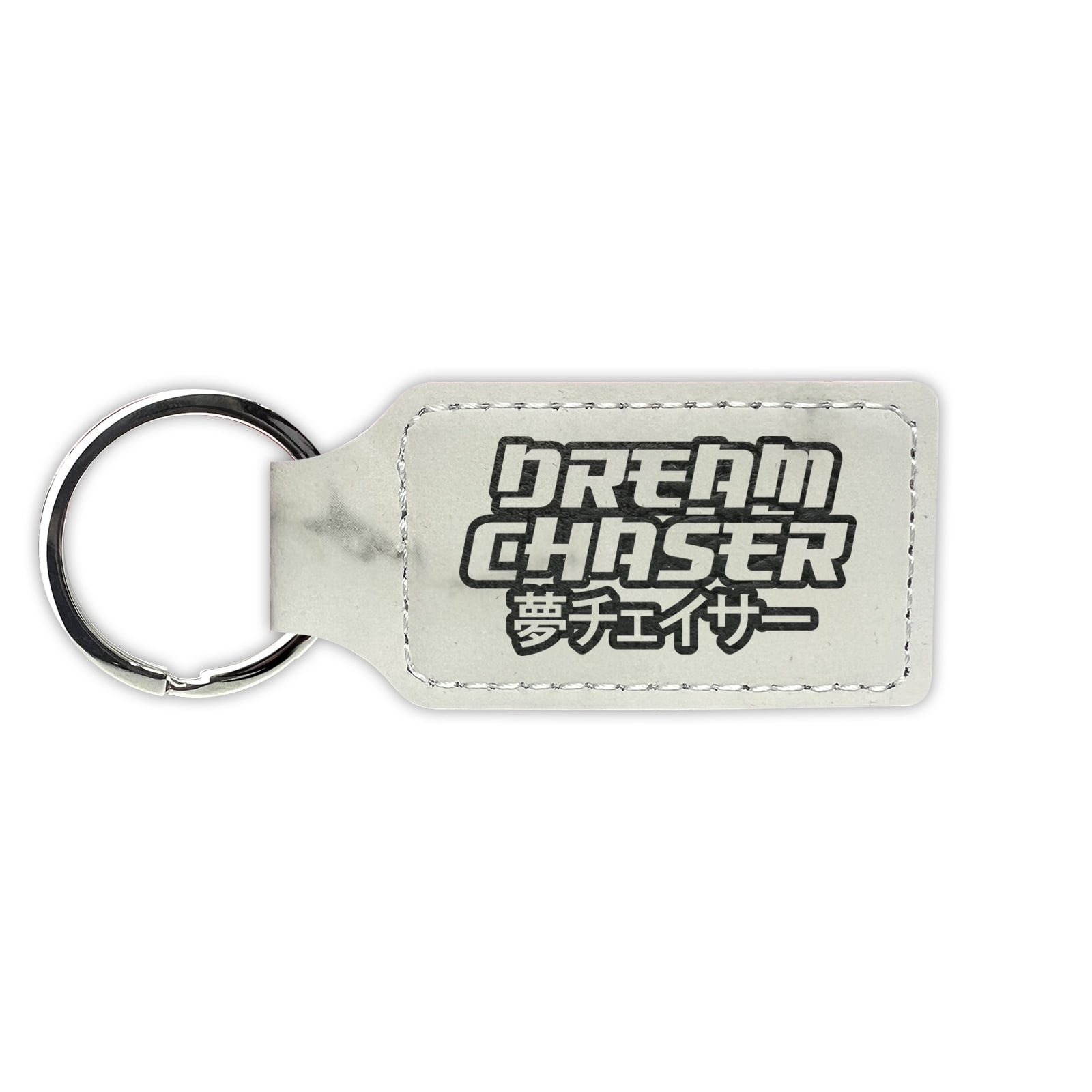 JDM Dream Chaser Keychain Leatherette Rectangle - Laser Engraved - Many ...
