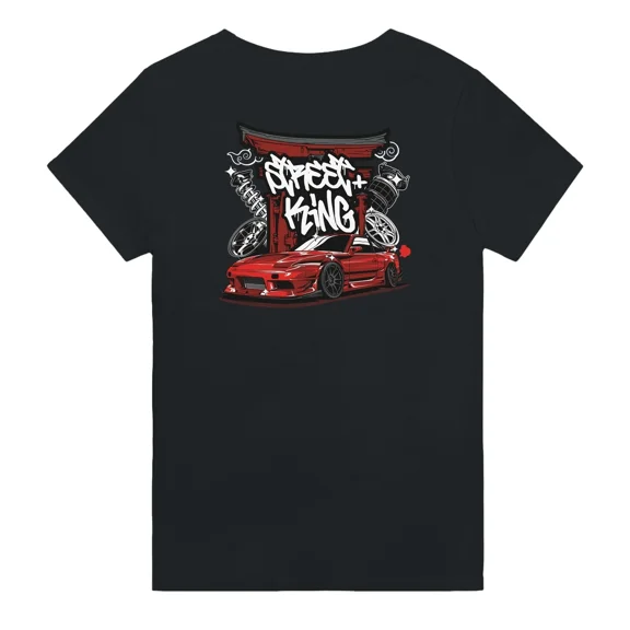 JDM Drift King Japanese Sports Car Performance Automotive NG1557 Unisex T-Shirt, S-5XL