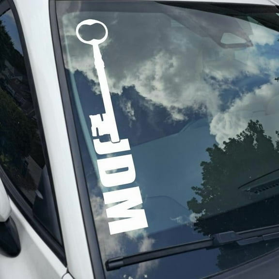 JDM Key Vinyl Decal Sticker Bumper Window UV & Water Resistance Banner 21" perfect fit for windshield Low life