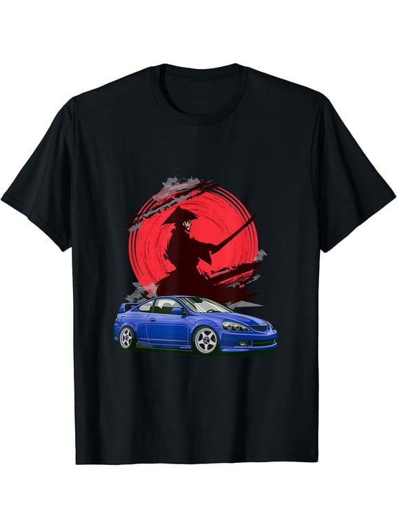 JDM RSX Car Tuning Japan Samurai Sun Drift T-Shirt
