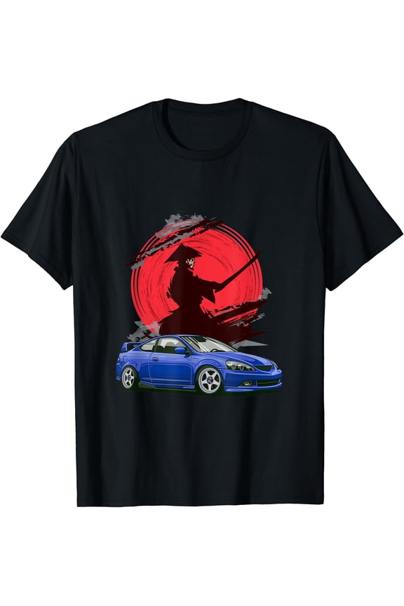 JDM RSX Car Tuning Japan Samurai Sun Drift T-Shirt