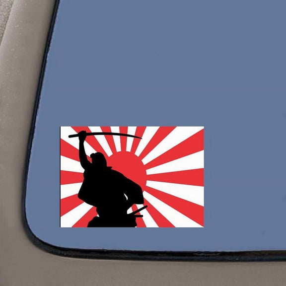 JDM Samurai Decal Sticker | 5-Inches By 3.5-Inches | Vinyl Decal | Car Truck Van SUV Laptop Macbook Wall Decals