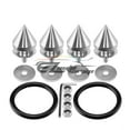 thumbnail image 1 of JDM Silver Spike Bumper Quick Release Fasteners For Car Bumpers Trunk Fender Hatch Lids Kit, 1 of 4