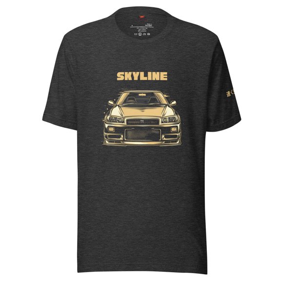 JDM Skyline Tshirt- GOLD