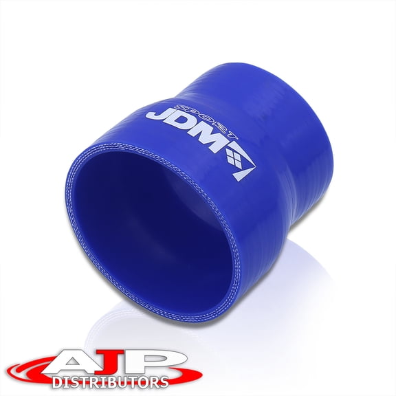 JDM Sport Universal for Forced Induction Cars 2" To 2.5" Straight Silicone Hose Reducer Coupler Tube (Blue) - Turbo Intercooler Pipe Piping Intake Upgrade