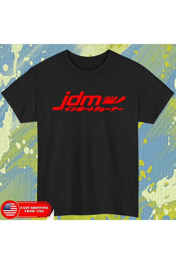 JDM T-Shirt Japanese Kanji black tee