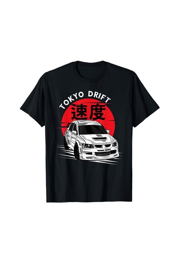 JDM Tokyo Japan Drift Race Car Tuning Retro Vintage Graphic T-Shirt