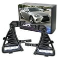 thumbnail image 1 of JDM Tri-Projector Lens LED Fog Light Garnish Bezels For 2017-2020 Lexus is (IS200t IS250 IS300 IS350), Powered by 6500K White High Power LED Diodes, 1 of 9