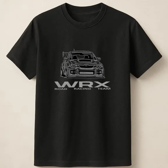 JDM WRX Street Car Sketch Tee With Racing Font And Bold Look Unisex T Shirt | eBay