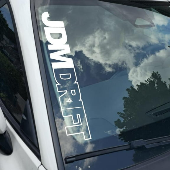 JDMDRIFT Vinyl Decal Sticker Bumper Window UV & Water Resistance Banner 21" perfect fit for windshield Low life