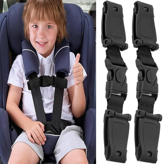 JDMEOPD Buckle Protection Child Seat Pack of 2 Car Seat Chest Strap Clip, Belt Safety Child Seat Car Seat for Car Seats, Pushchairs, Children's Highchairs, Bicycle Seats